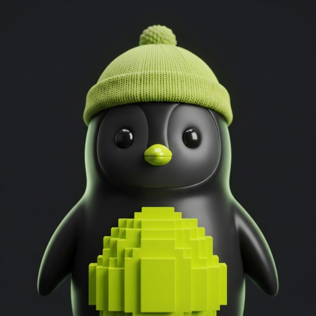 Pixel Penguin sample piece